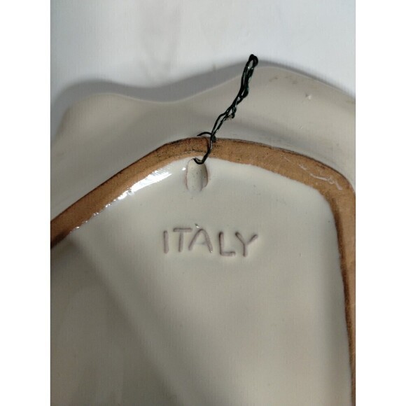 Vintage Italy Wall‎ Placques Home Front Door  With grape Vines Rectangle Ceramic - Picture 6 of 6